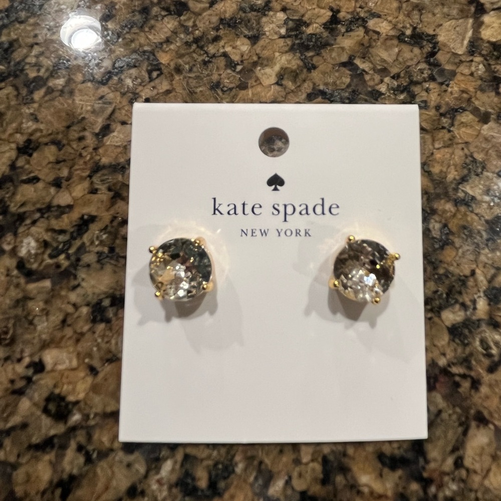 Kate Spade Gumdrop Earrings Clear - Picture 3 of 6